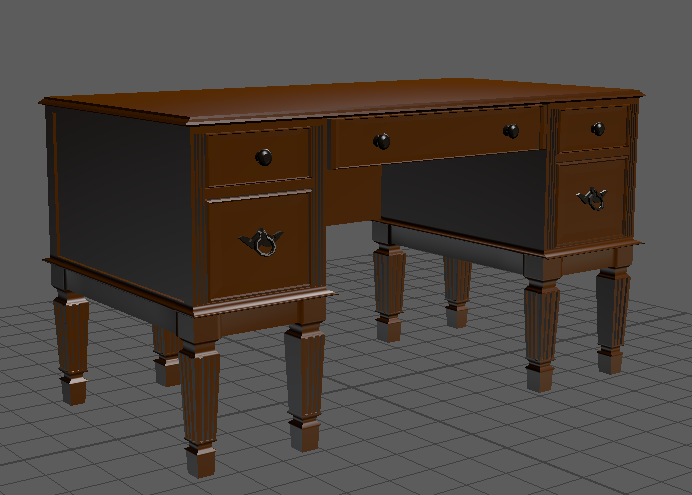 Desk Rendered